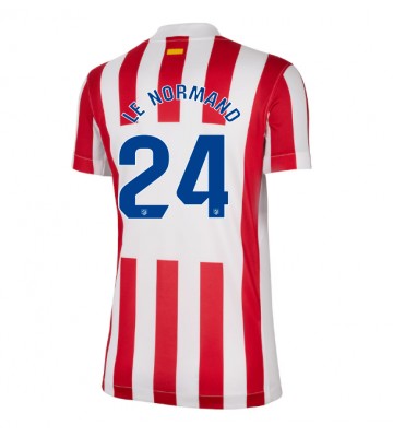 Atletico Madrid Robin Le Normand #24 Replica Home Stadium Shirt for Women 2025-26 Short Sleeve
